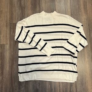 Striped Old Navy Mock Neck - XL